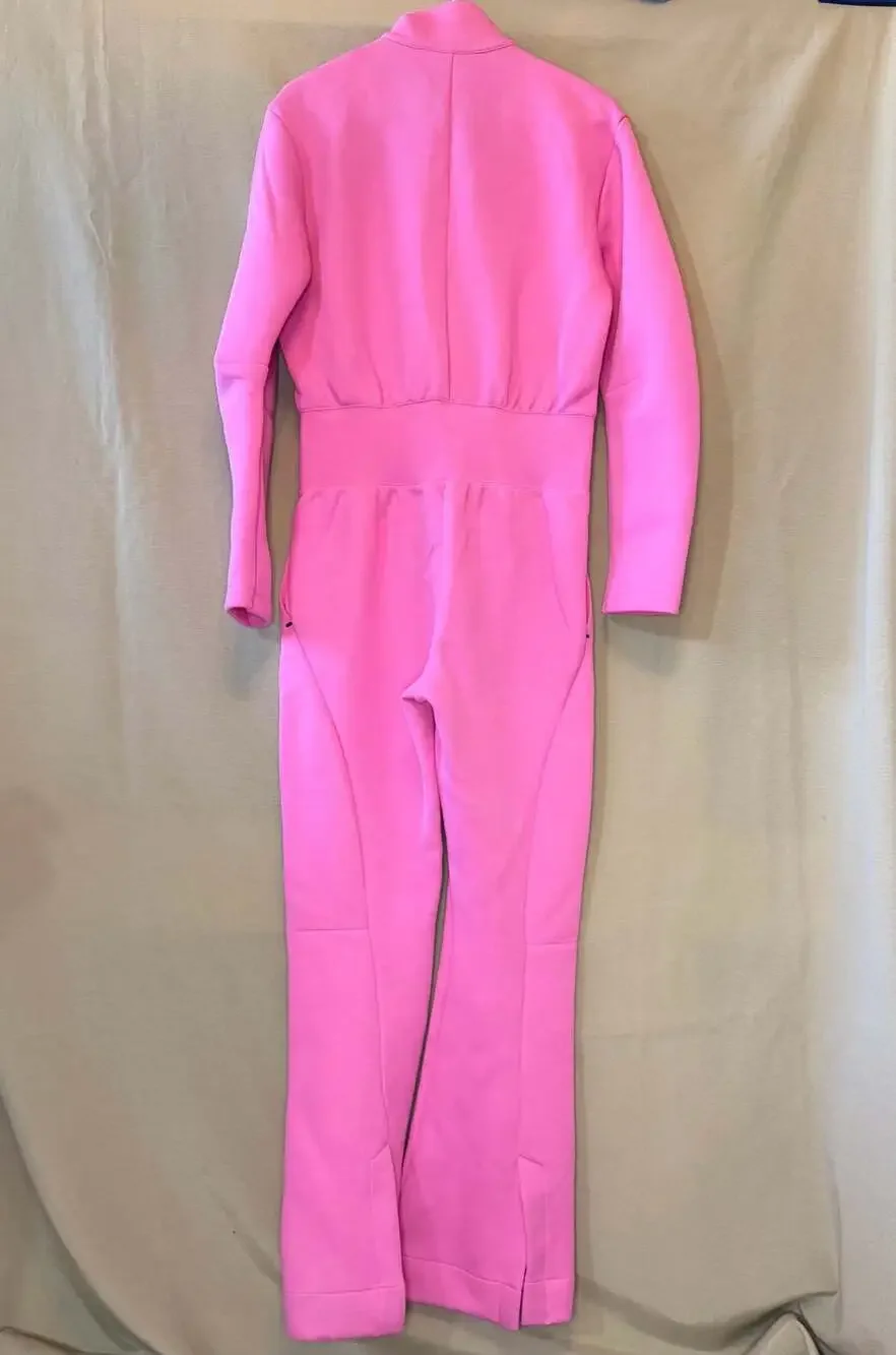 Nike Women's Sportswear Tech Fleece Jumpsuit in Pink